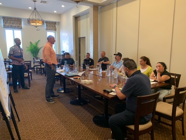 Linden Park Engagement at Merchants Round Table