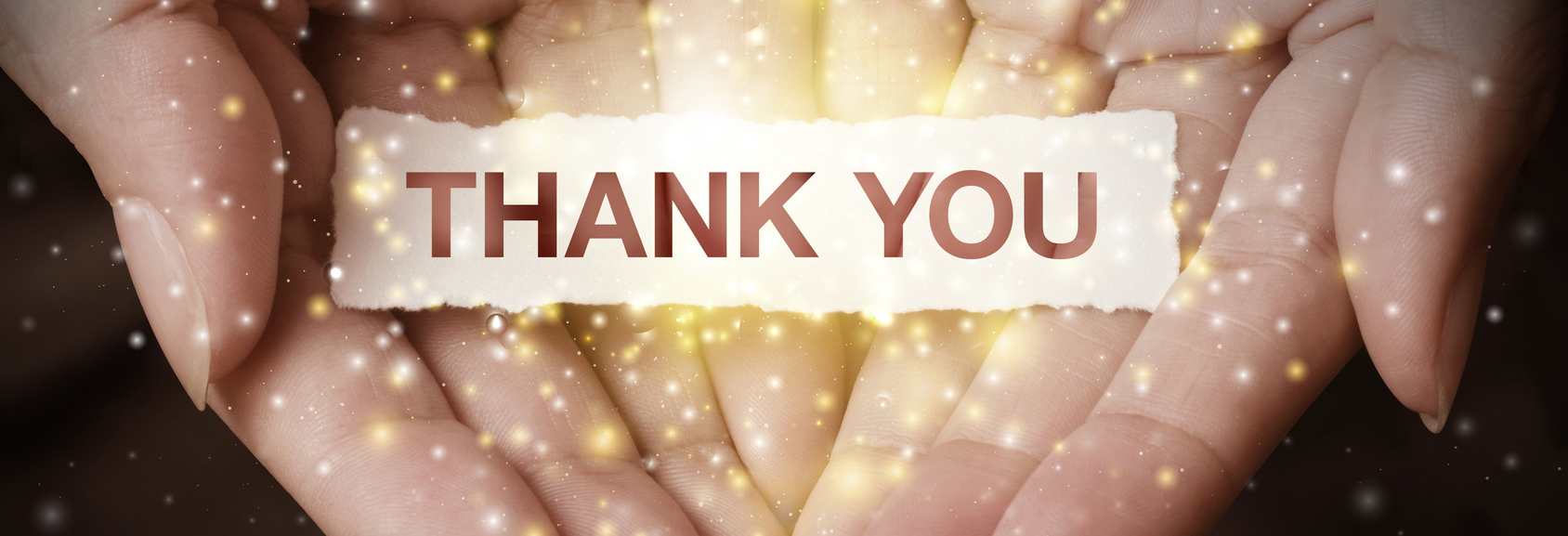 Thank you banner