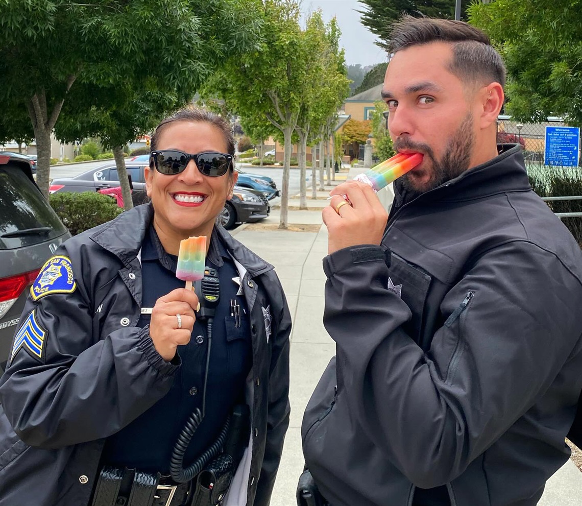 Pops With a Cop